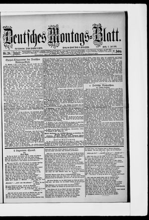 Berliner Tageblatt und Handels-Zeitung vom 11.07.1881