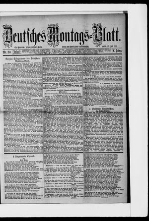 Berliner Tageblatt und Handels-Zeitung vom 25.07.1881