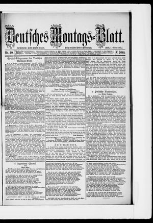 Berliner Tageblatt und Handels-Zeitung vom 03.10.1881