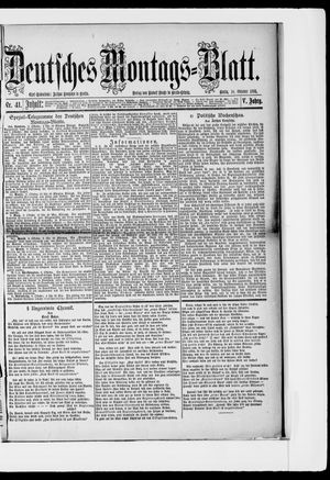Berliner Tageblatt und Handels-Zeitung vom 10.10.1881