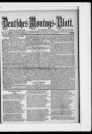 Berliner Tageblatt und Handels-Zeitung vom 24.10.1881