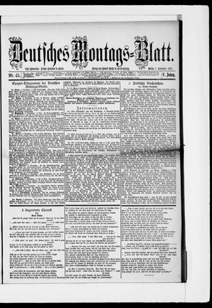 Berliner Tageblatt und Handels-Zeitung vom 07.11.1881