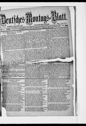 Berliner Tageblatt und Handels-Zeitung vom 09.01.1882