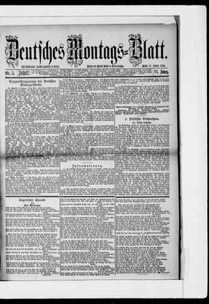 Berliner Tageblatt und Handels-Zeitung vom 30.01.1882