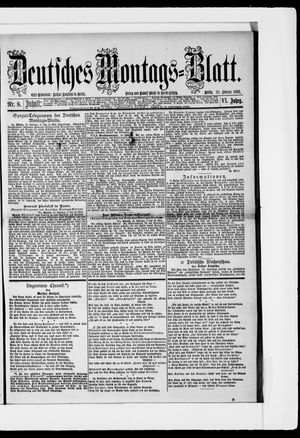 Berliner Tageblatt und Handels-Zeitung vom 20.02.1882