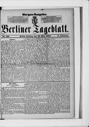 Berliner Tageblatt und Handels-Zeitung vom 12.03.1882