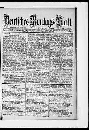 Berliner Tageblatt und Handels-Zeitung vom 13.03.1882