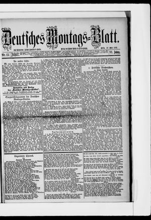 Berliner Tageblatt und Handels-Zeitung vom 27.03.1882