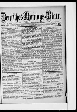 Berliner Tageblatt und Handels-Zeitung on May 8, 1882