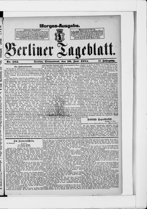 Berliner Tageblatt und Handels-Zeitung vom 10.06.1882