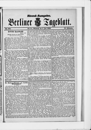 Berliner Tageblatt und Handels-Zeitung vom 05.07.1882
