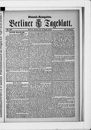 Berliner Tageblatt und Handels-Zeitung vom 04.08.1882