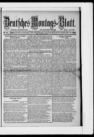 Berliner Tageblatt und Handels-Zeitung vom 21.08.1882