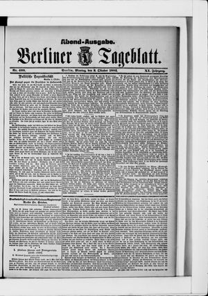 Berliner Tageblatt und Handels-Zeitung vom 02.10.1882