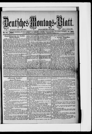 Berliner Tageblatt und Handels-Zeitung vom 30.10.1882