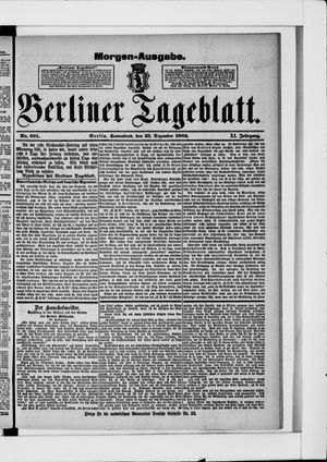 Berliner Tageblatt und Handels-Zeitung vom 23.12.1882