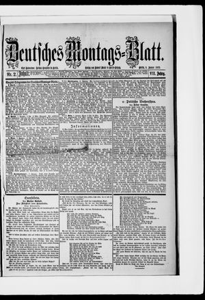 Berliner Tageblatt und Handels-Zeitung vom 08.01.1883