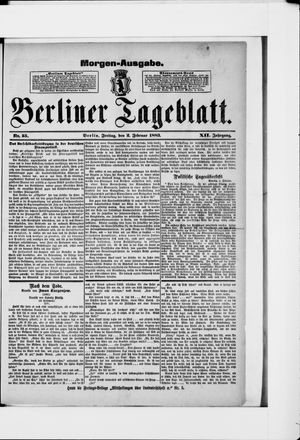 Berliner Tageblatt und Handels-Zeitung vom 02.02.1883