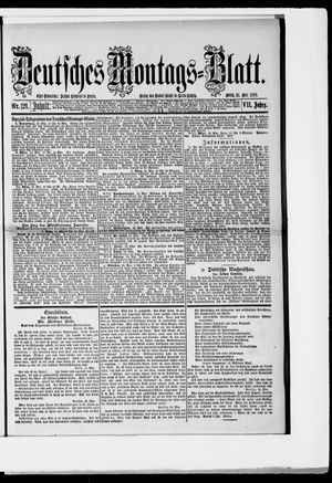 Berliner Tageblatt und Handels-Zeitung on May 21, 1883
