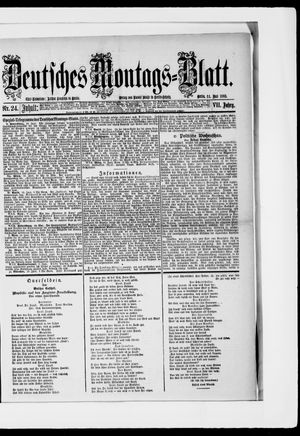 Berliner Tageblatt und Handels-Zeitung vom 11.06.1883