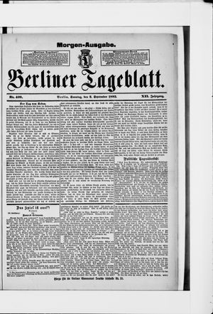 Berliner Tageblatt und Handels-Zeitung vom 02.09.1883