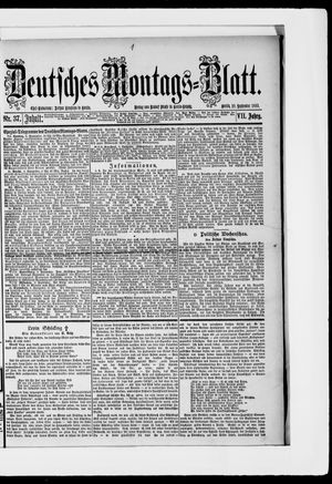 Berliner Tageblatt und Handels-Zeitung vom 10.09.1883