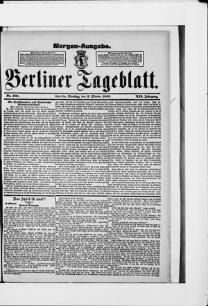 Berliner Tageblatt und Handels-Zeitung vom 02.10.1883