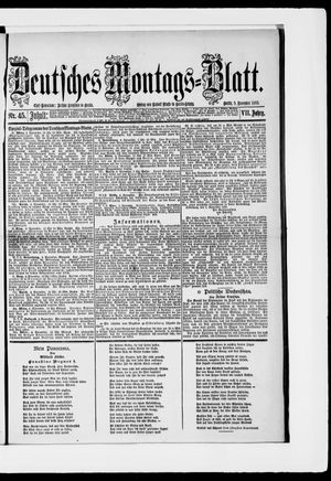 Berliner Tageblatt und Handels-Zeitung vom 05.11.1883