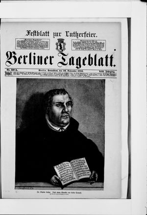 Berliner Tageblatt und Handels-Zeitung vom 10.11.1883