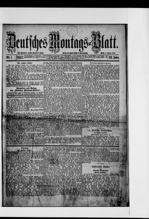 Berliner Tageblatt und Handels-Zeitung vom 07.01.1884