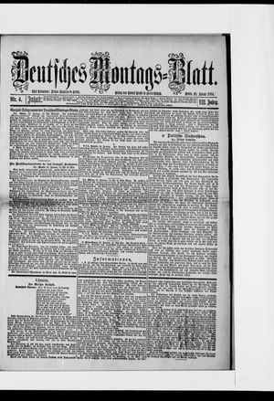 Berliner Tageblatt und Handels-Zeitung vom 28.01.1884