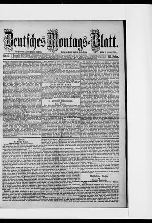Berliner Tageblatt und Handels-Zeitung on Feb 11, 1884
