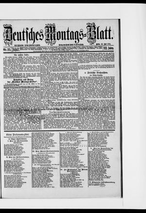 Berliner Tageblatt und Handels-Zeitung vom 23.06.1884