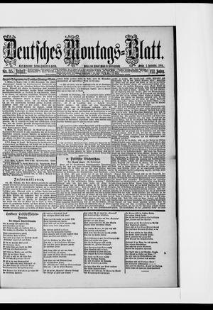 Berliner Tageblatt und Handels-Zeitung vom 01.09.1884
