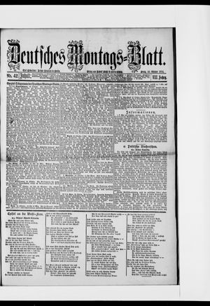 Berliner Tageblatt und Handels-Zeitung vom 20.10.1884