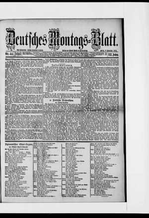 Berliner Tageblatt und Handels-Zeitung vom 03.11.1884