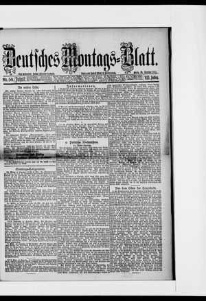 Berliner Tageblatt und Handels-Zeitung vom 15.12.1884