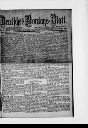 Berliner Tageblatt und Handels-Zeitung vom 29.12.1884