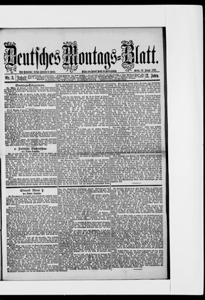 Berliner Tageblatt und Handels-Zeitung vom 19.01.1885