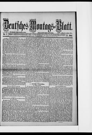 Berliner Tageblatt und Handels-Zeitung on Feb 16, 1885