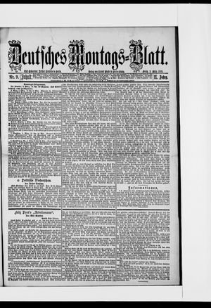 Berliner Tageblatt und Handels-Zeitung vom 02.03.1885
