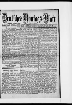 Berliner Tageblatt und Handels-Zeitung vom 01.06.1885
