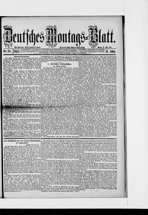 Berliner Tageblatt und Handels-Zeitung vom 13.07.1885