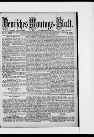 Berliner Tageblatt und Handels-Zeitung vom 03.08.1885