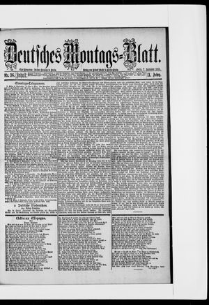 Berliner Tageblatt und Handels-Zeitung vom 07.09.1885