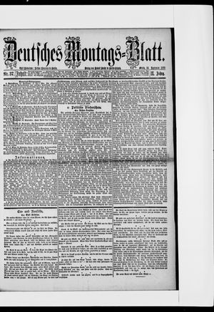 Berliner Tageblatt und Handels-Zeitung vom 14.09.1885