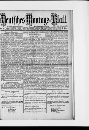 Berliner Tageblatt und Handels-Zeitung vom 23.11.1885