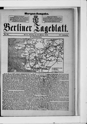Berliner Tageblatt und Handels-Zeitung vom 16.02.1886