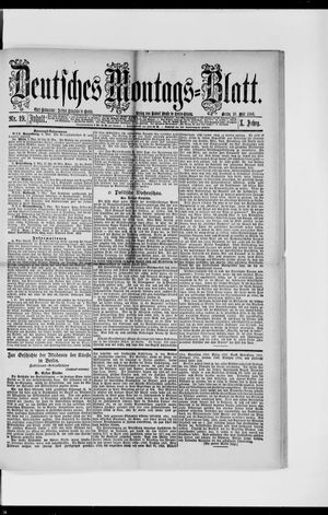 Berliner Tageblatt und Handels-Zeitung on May 10, 1886