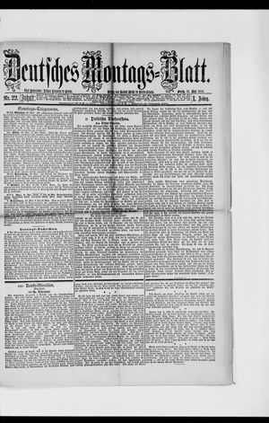 Berliner Tageblatt und Handels-Zeitung vom 31.05.1886